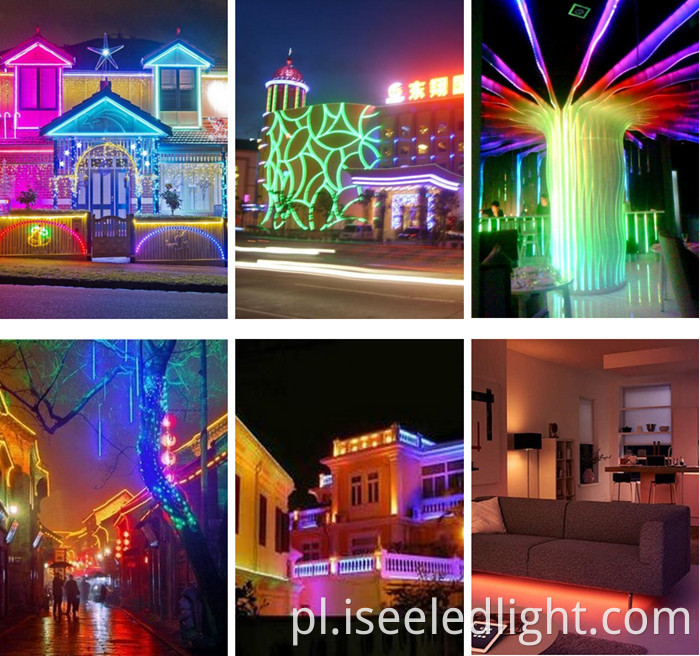 Dekoracja paska LED led strip decoration